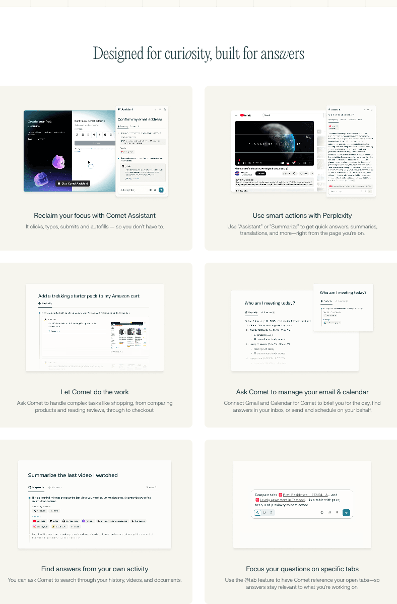 Image Illustrating Commet AI Dashboard