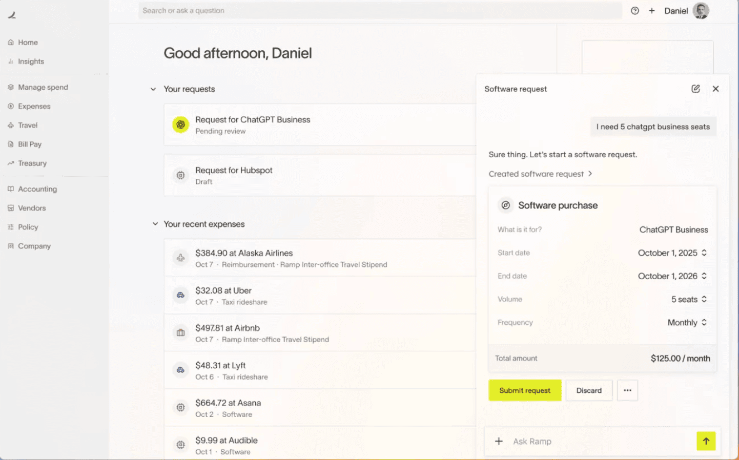 Image Illustrating Display of ChatKit